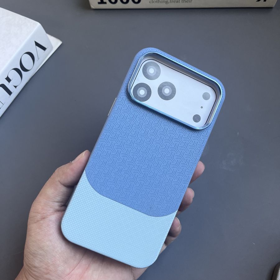 Textured case with card holder