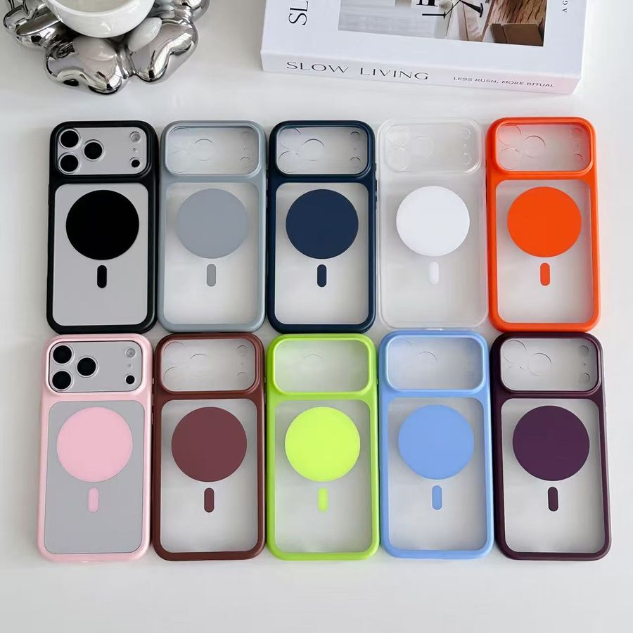 Leather texture magnetic case