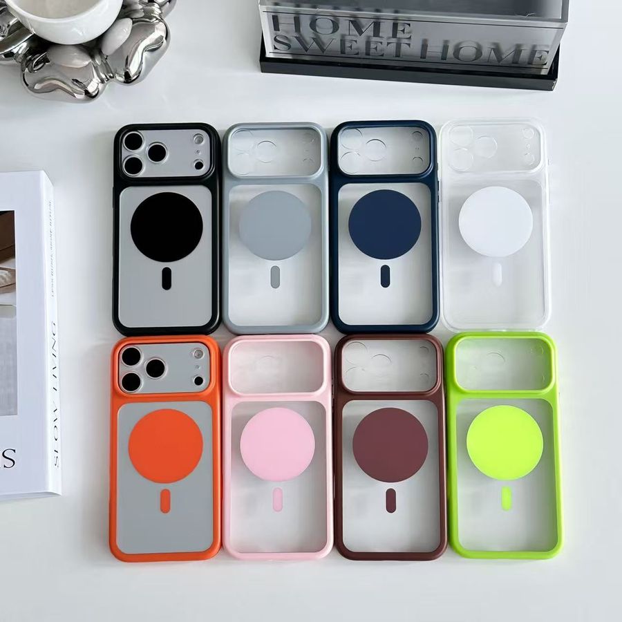 Matte black magnetic case