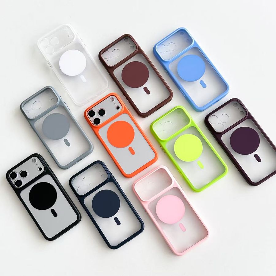 Transparent magnetic case