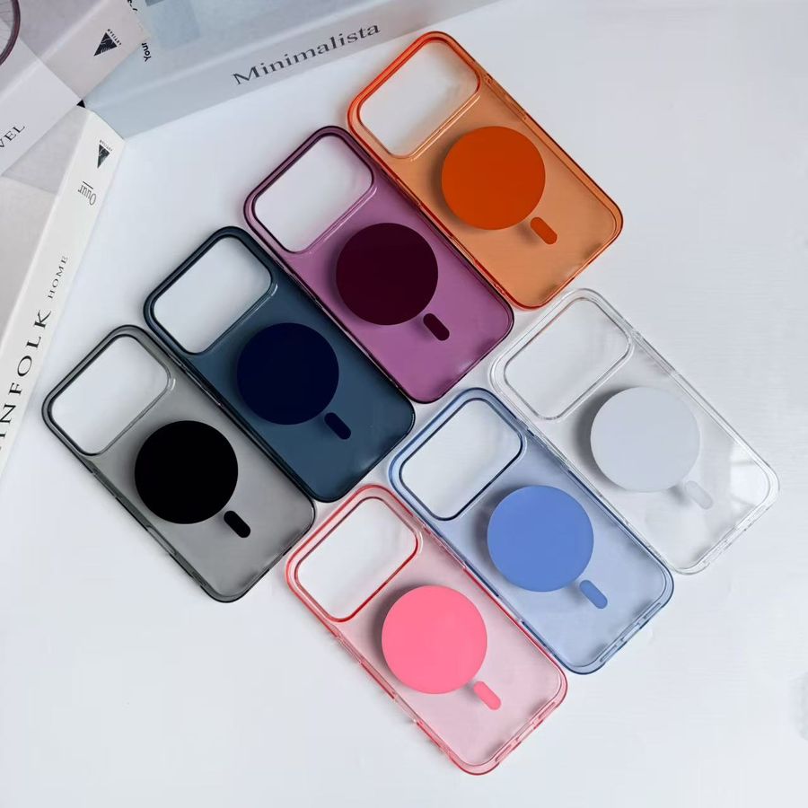 Clear hard PC case with reinforced corners