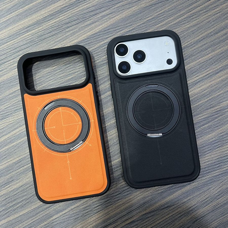 Kickstand flip case with folded flap