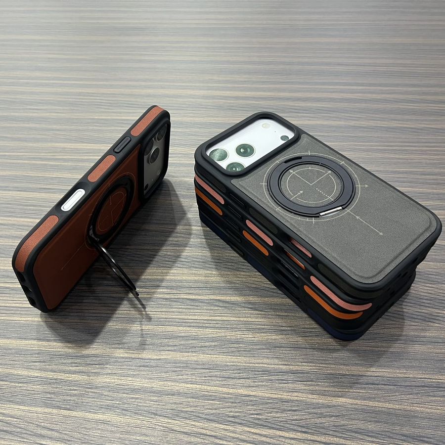 Ring stand case, side view thickness